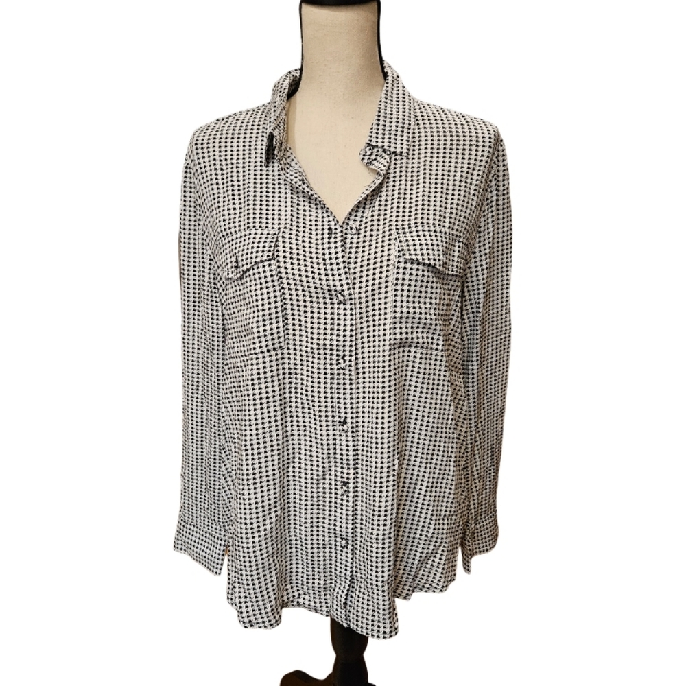 Alexander Jordan Black and White Blouse